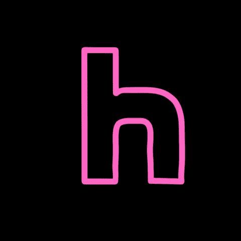 HULU black and pink app icon