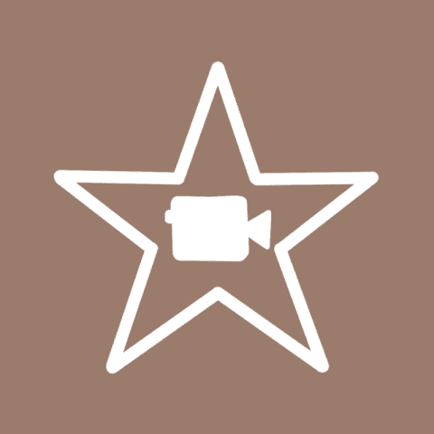IMOVIE brown app icon