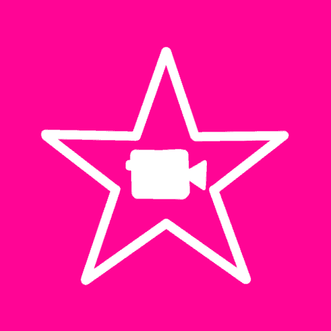 IMOVIE hot pink app icon