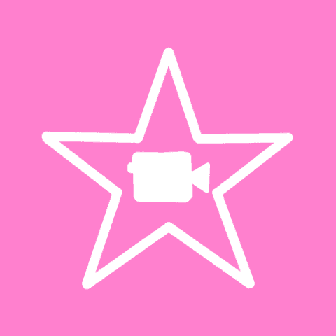 IMOVIE pink app icon