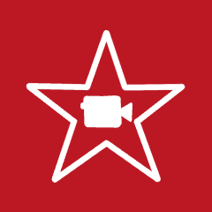 IMOVIE red app icon