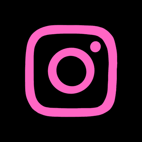 INSTAGRAM black and pink app icon