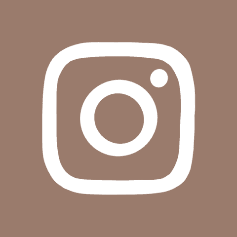 INSTAGRAM brown app icon
