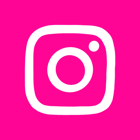 INSTAGRAM hot pink app icon