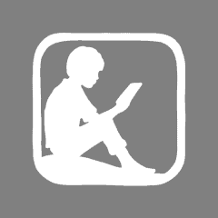 KINDLE grey app icon