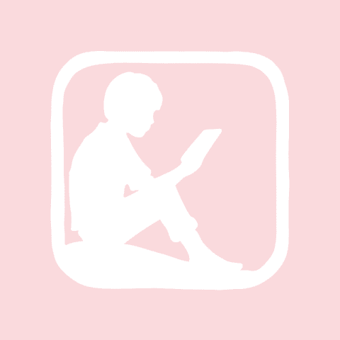 KINDLE light pink app icon