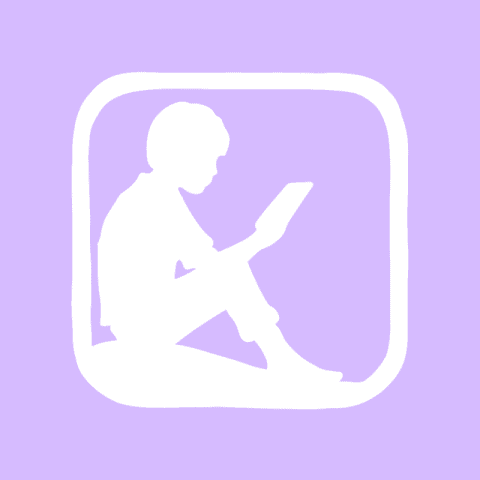 KINDLE purple app icon