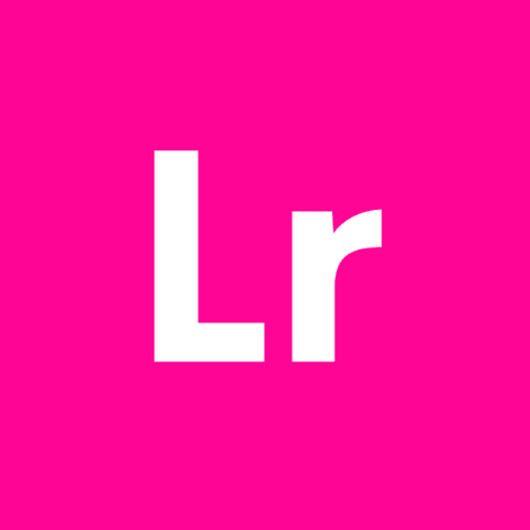 LIGHT ROOM hot pink app icon