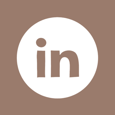 LINKEDIN brown app icon