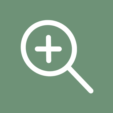 MAGNIFIER green app icon