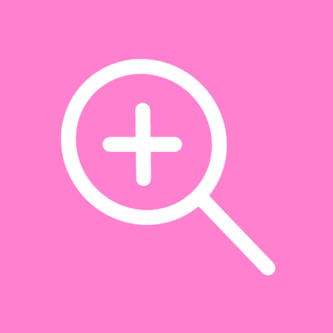 MAGNIFIER pink app icon