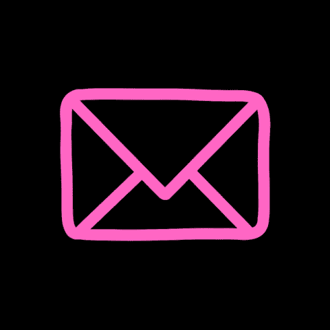 MAIL black and pink app icon