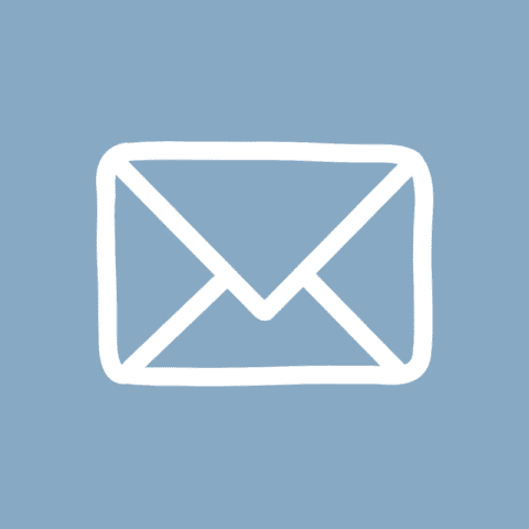 MAIL blue app icon