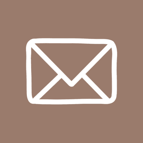 MAIL brown app icon