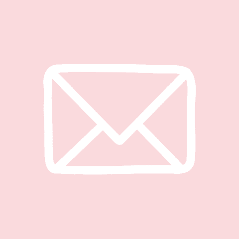 MAIL light pink app icon