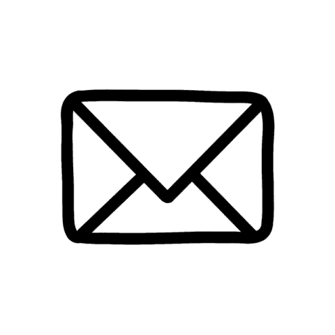 MAIL white app icon