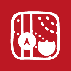 MAPS red app icon
