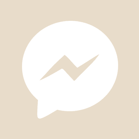 MESSENGER beige app icon