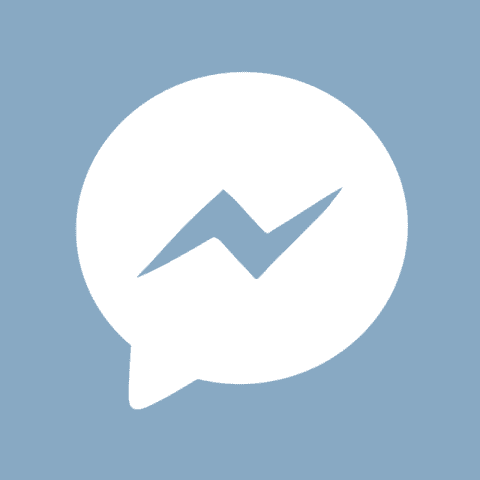 MESSENGER blue app icon