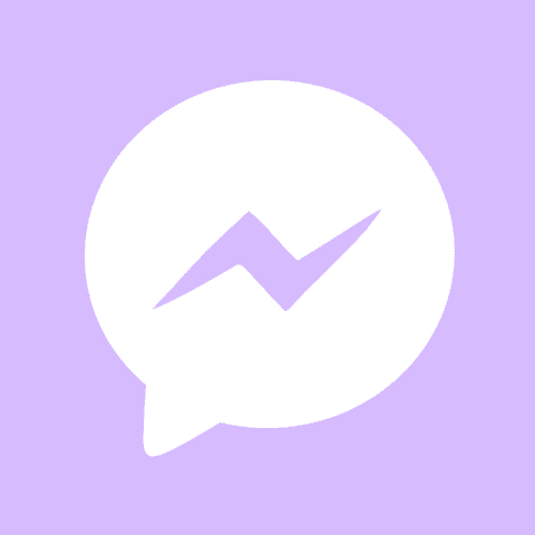MESSENGER purple app icon