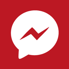 MESSENGER red app icon