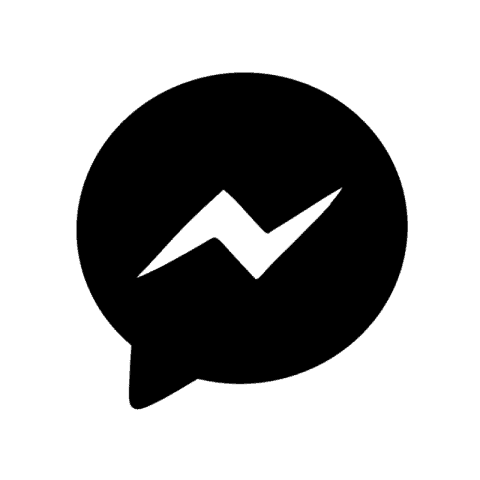 MESSENGER white app icon