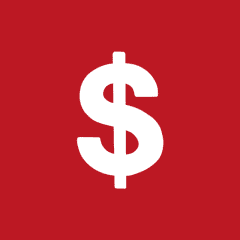 MONEY red app icon