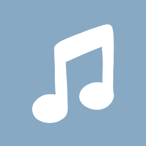 MUSIC blue app icon