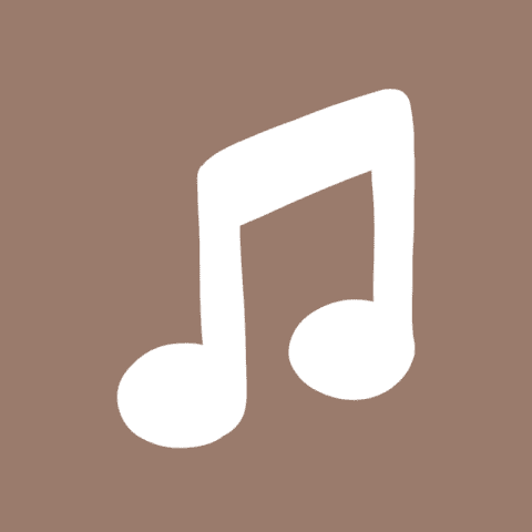 MUSIC brown app icon
