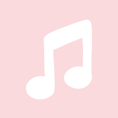 MUSIC light pink app icon