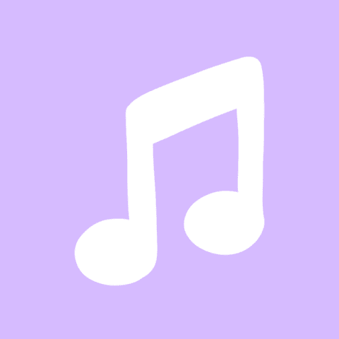 MUSIC purple app icon