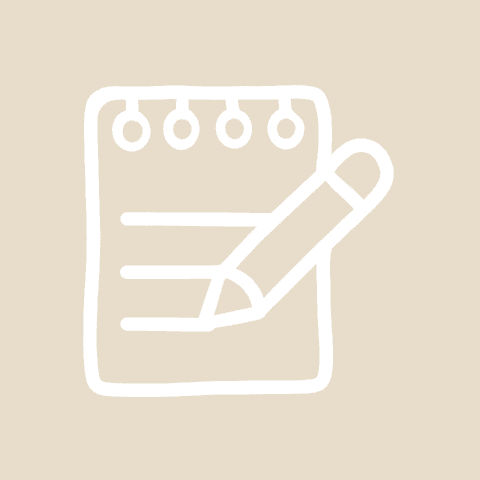 NOTES beige app icon