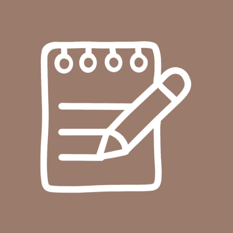 NOTES brown app icon