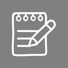 NOTES grey app icon