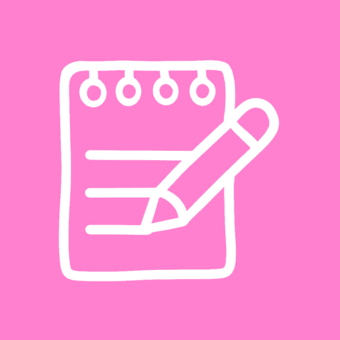 NOTES pink app icon