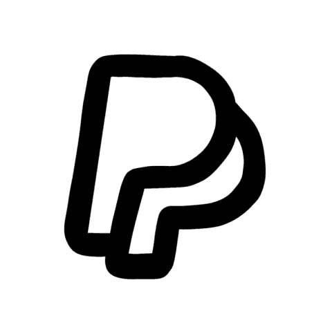 PAYPAL white app icon