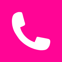 PHONE hot pink app icon