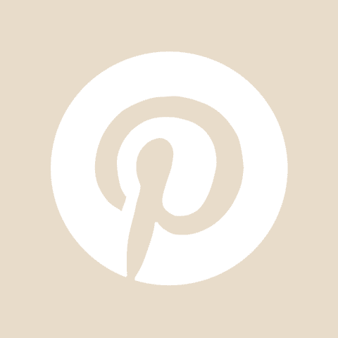 PINTEREST beige app icon