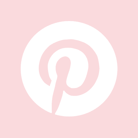 PINTEREST light pink app icon