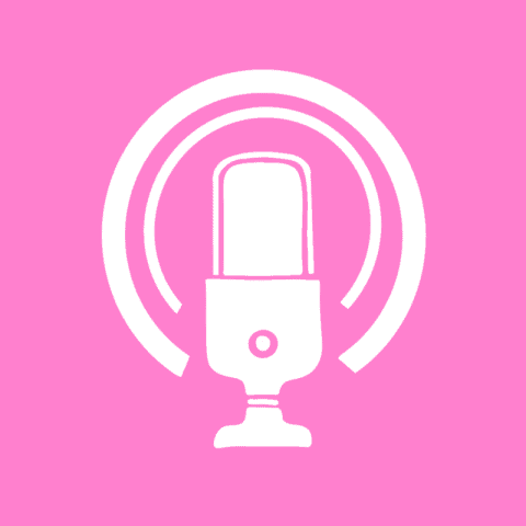 PODCAST pink app icon