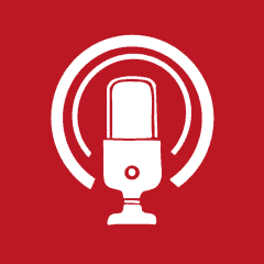 PODCAST red app icon