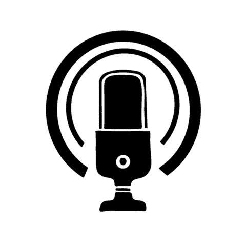 PODCAST white app icon