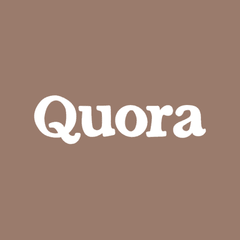 QUORA brown app icon