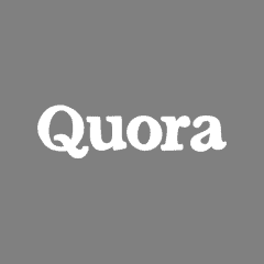 QUORA grey app icon