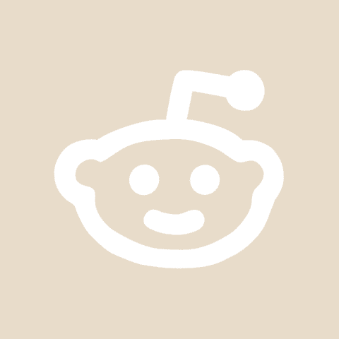 REDDIT beige app icon