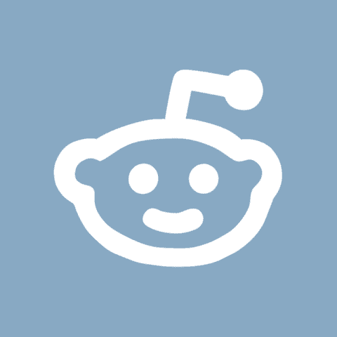 REDDIT blue app icon