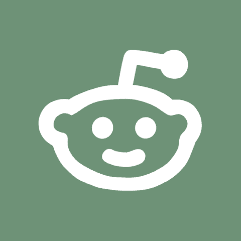 REDDIT green app icon