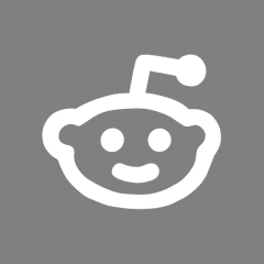 REDDIT grey app icon