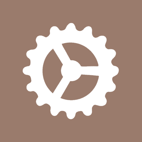 SETTINGS brown app icon