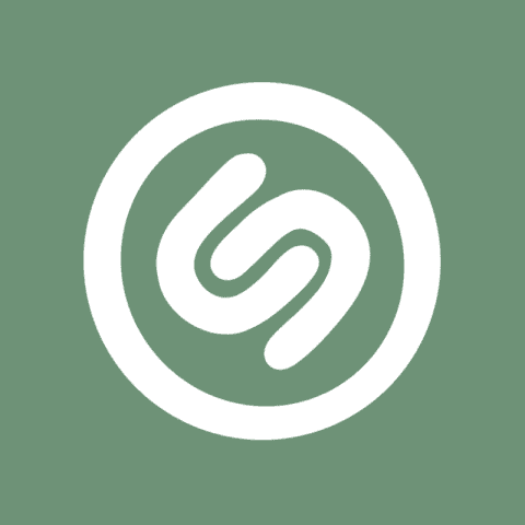 SHAZAM green app icon